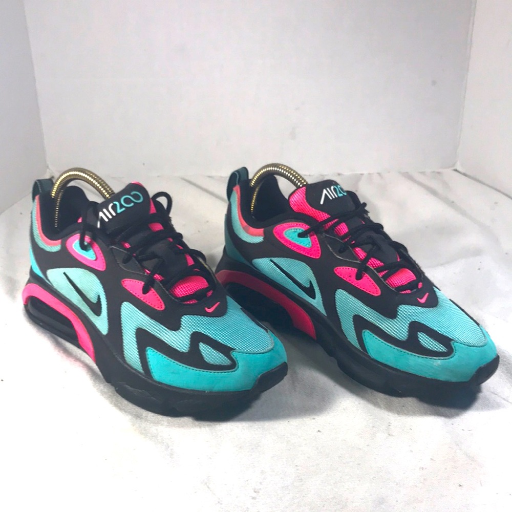 Nike Air Max 200 SP South Beach Mens Turquoise Pink Athletic Sneakers Size 8
